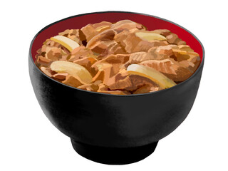牛丼（赤黒椀）