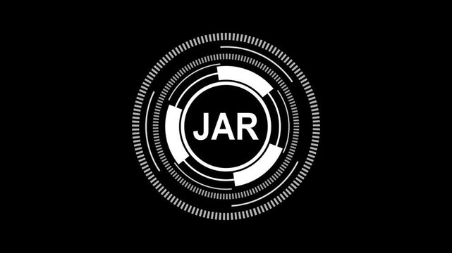 JAR &ndash; Futuristic HUD Interface Representing Java Archive and Modular Deployment