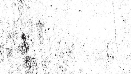 Grungy Distressed Texture Overlay Black and White Abstract Vector Background