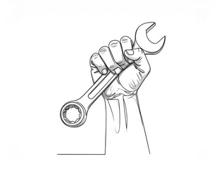 Powerful Hand Holding Wrench - Industrial Strength labour day