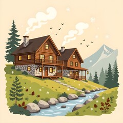 house on the river