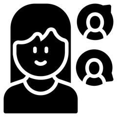 Obraz premium Woman Group Discussion