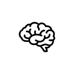 human brain vector illustration