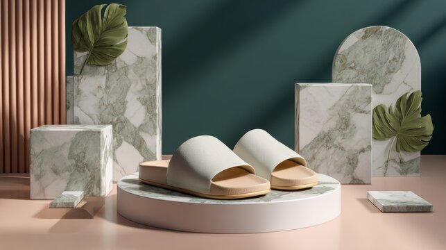 Elegant, lifestyle, fashion slides for presentation design