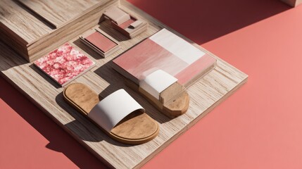 Elegant, lifestyle, fashion slides for presentation design