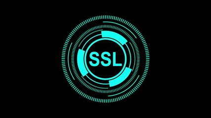 Futuristic HTTPS Interface with Encrypted Web Communication in 4K