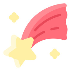 Shooting Star with Trail