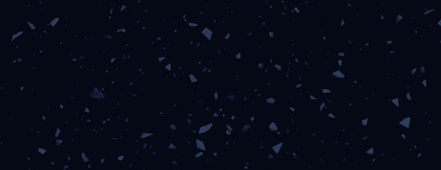 Dark blue terrazzo background, background with scattered blue specks, background with a textured, modern design. Minimal terrazzo pattern, speckled texture background vector