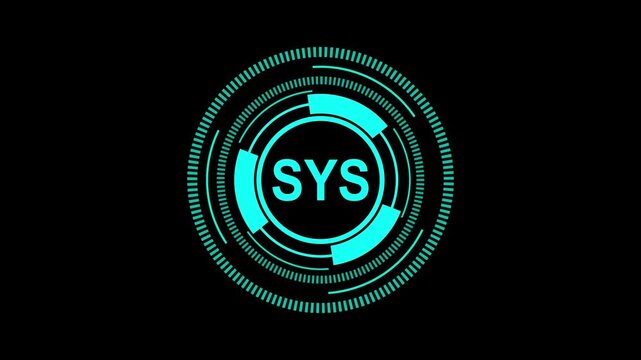 SYS File Interface in 4K Resolution with System-Level Driver Elements on Dark Background