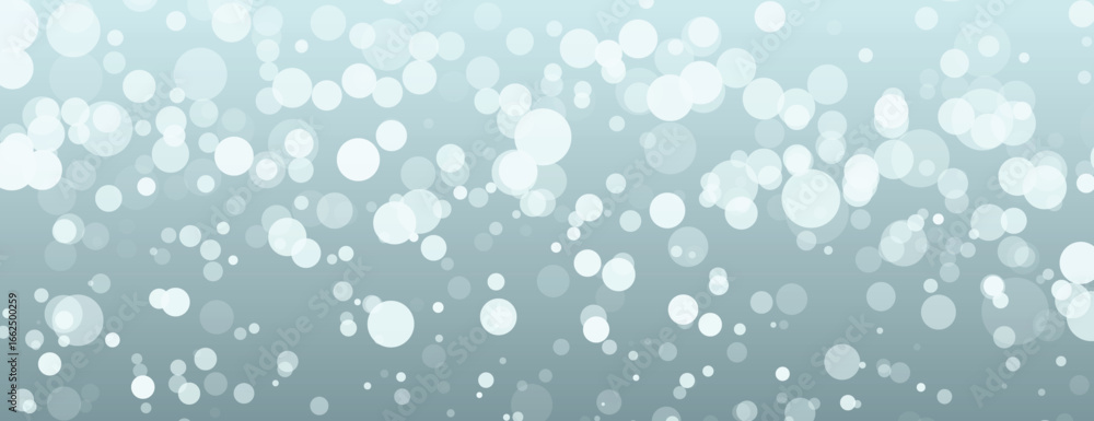 Poster the background is a soft blue background with a bokeh style, featuring light blue and white circles 