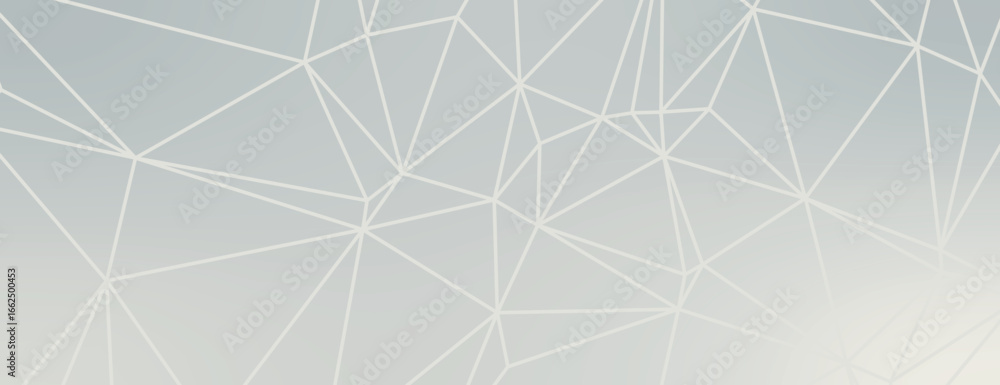 Poster geometric background with white lines on a gray background. the background features a smooth, abstra