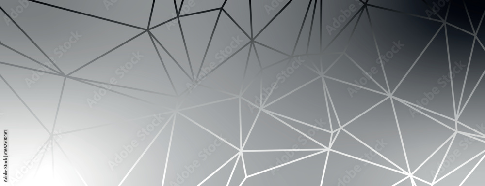 Poster geometric background with a gradient gray color, featuring intersecting lines. the background is mod
