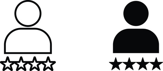 Reputation Icon – modern design symbolizing trust, credibility, and success