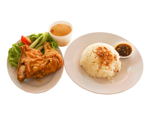 changi village serves ayam penyet 