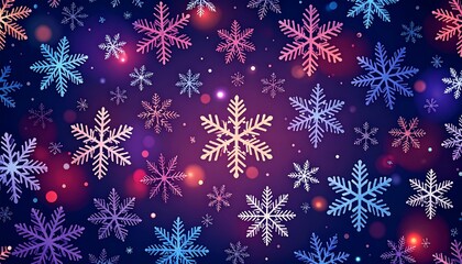 Festive snowflake pattern (1)
