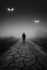 scary eerie silhouette shadow ghost