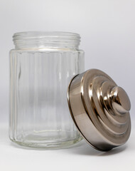 This is a photo of a glass bottle. It can be used as a background material or composite material.
