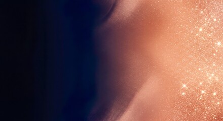 Fototapeta premium Navy Blue Rose Gold Gradient – Luxury Elegant Abstract Background