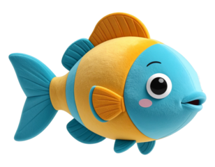 3D fish doll with cute sweet eyes