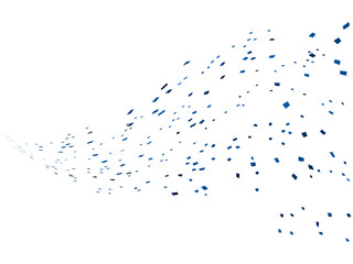 紙吹雪、m15青、9波50