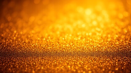 Golden glitter scattered horizontally, radiating warmth and festive energy.