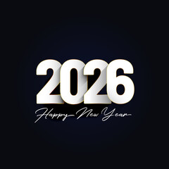 happy new year 2026 background design