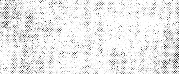 Vector subtle black grunge half tone dots pattern