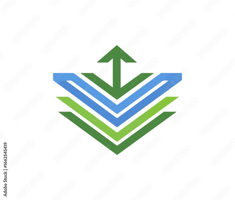 Poster Abstract arrows graphic design pattern