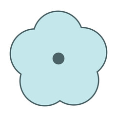 和デザインのお花

