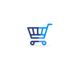 Shopping cart icon illustration
