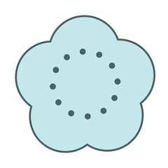 和デザインのお花
