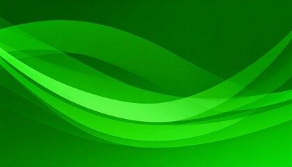 Abstract Green Wave Background Image (1)