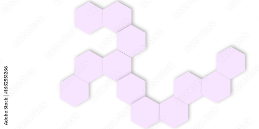 Aufkleber abstract geometric technology colorful hexagon polygonal honeycomb luxury pattern vector background.