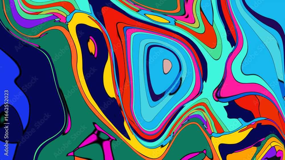Poster abstract colorful background with lines