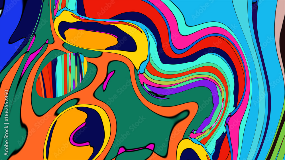 Poster abstract colorful background with lines