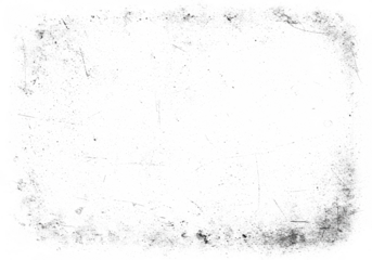 Distressed grunge texture background with scratches and dirt marks, isolated on transparent background