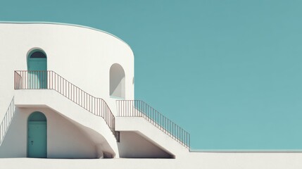 Minimalist architectural imagery