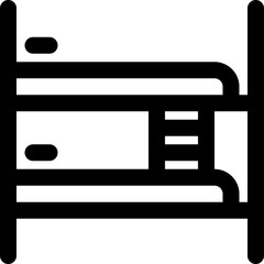 bunk bed primary education furniture outline expand