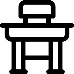 study chair primary education furniture outline expand