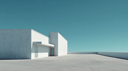Fototapeta premium Minimalist architectural imagery
