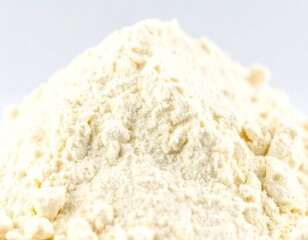 Pile of flour close-up