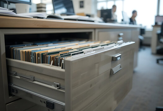 Modern open office interior workspace