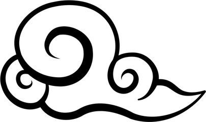 Fototapeta premium vector cloud graphic