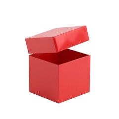red box isolated on white background