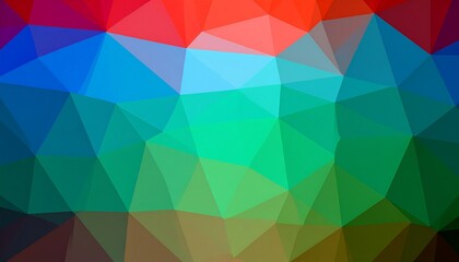 Obraz premium Vibrant polygon pattern