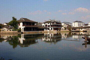 Obraz premium Jinxi Ancient Town, Jiangsu, China