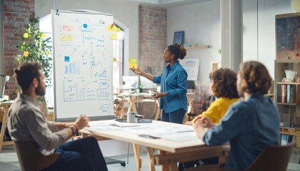 Obraz premium Business meeting in modern office space