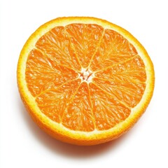 Close-up of an orange slice, vibrant orange segments radiating from the center (3)