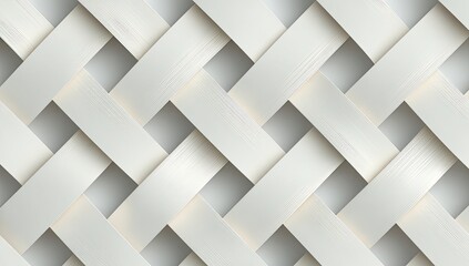 Interlocking, light-gray, woven pattern