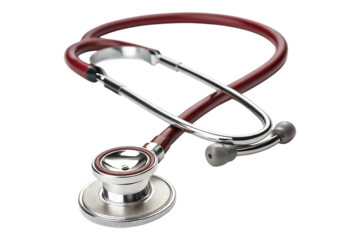 Stethoscope isolated on transparent background, a vital medical diagnostic tool